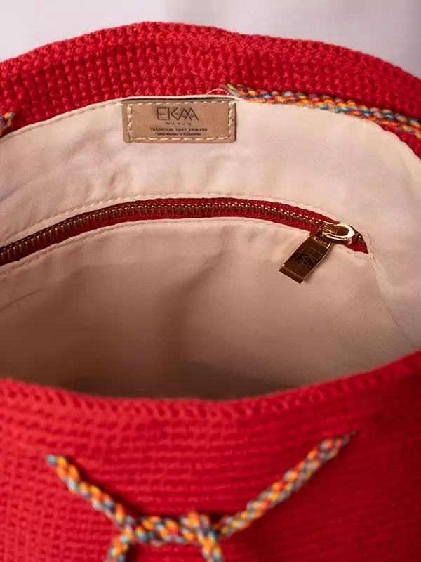 Mochila Dos Borlas Normal