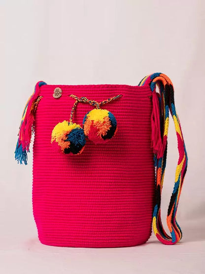 Mochila Dos Borlas Normal