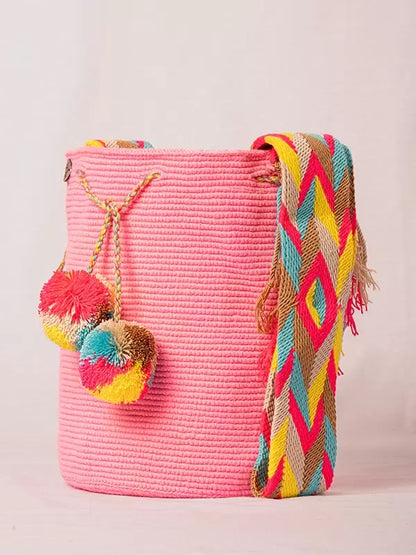 Mochila Dos Borlas Normal