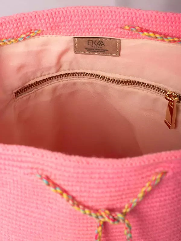 Mochila Dos Borlas Normal