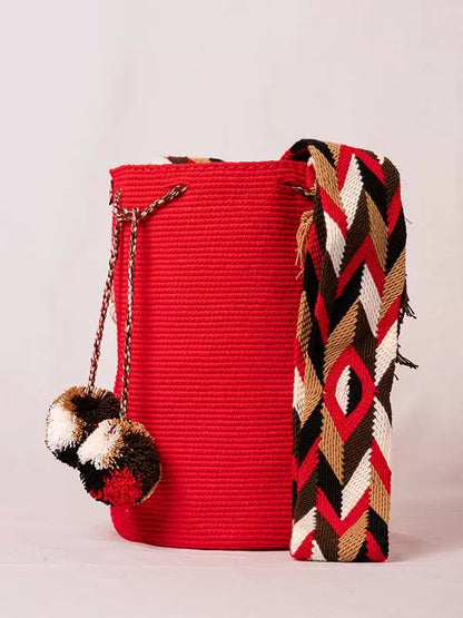 Mochila Dos Borlas Normal