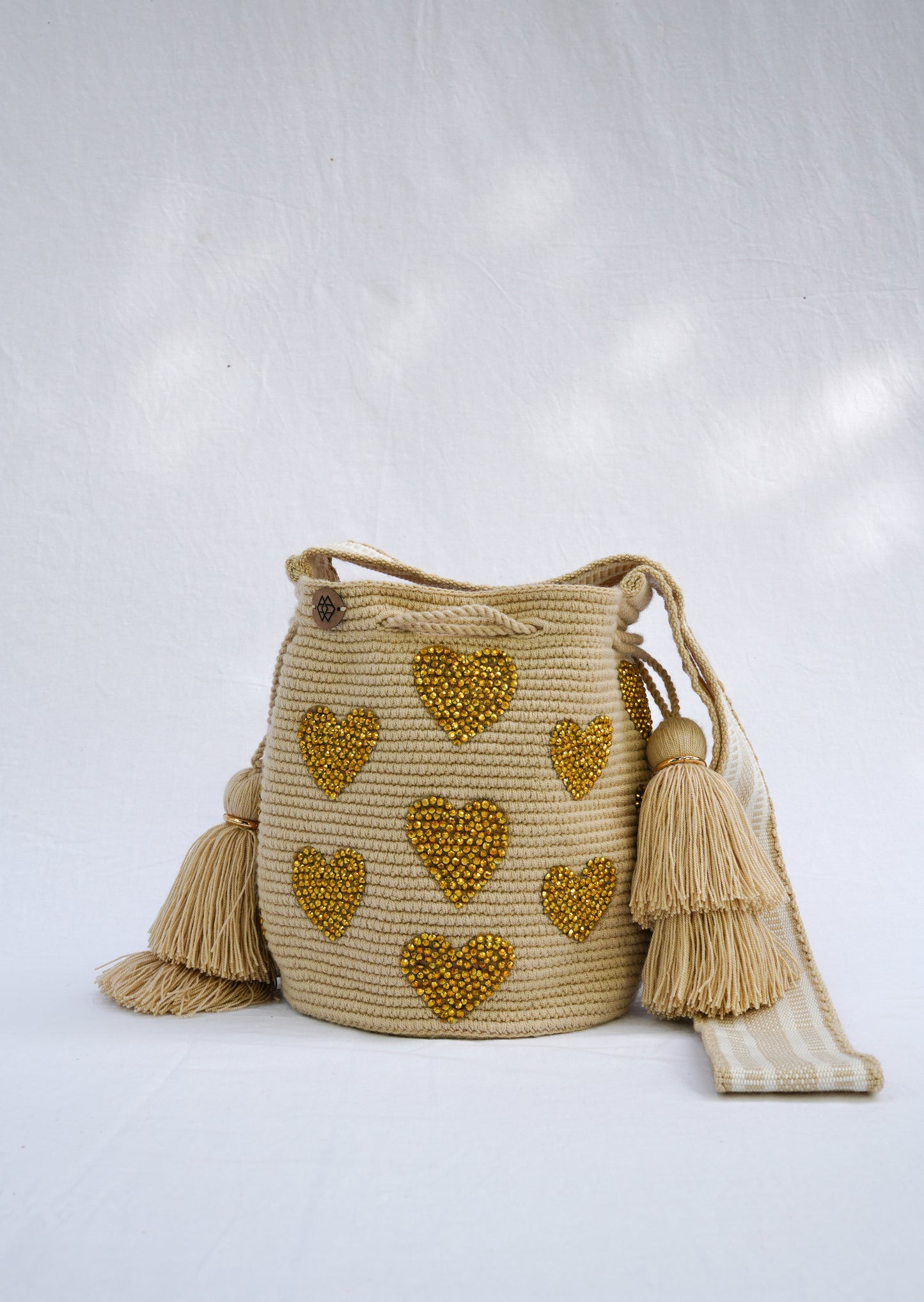 Mochila Corazón Pedrería Mediana