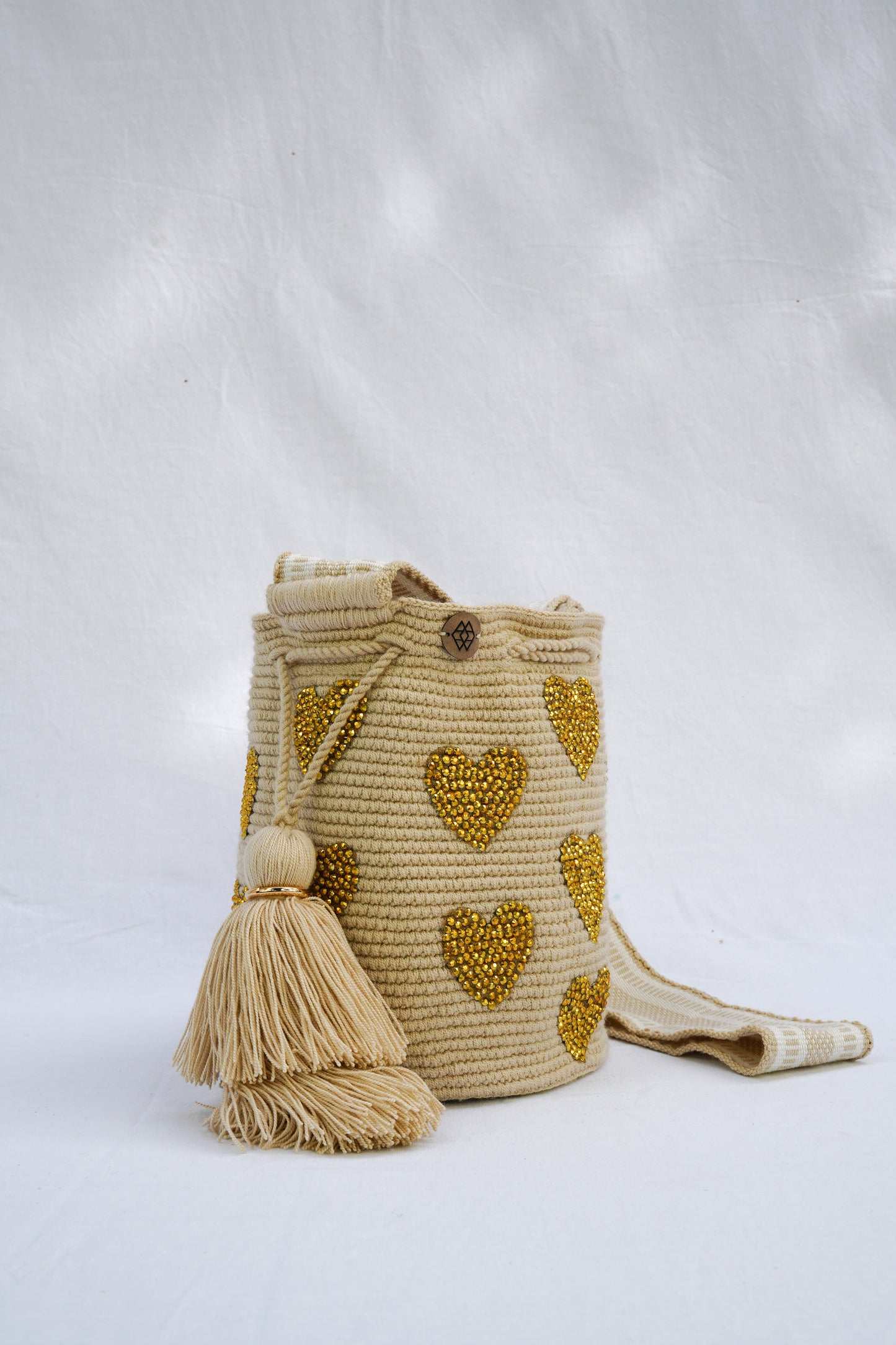 Mochila Corazón Pedrería Mediana