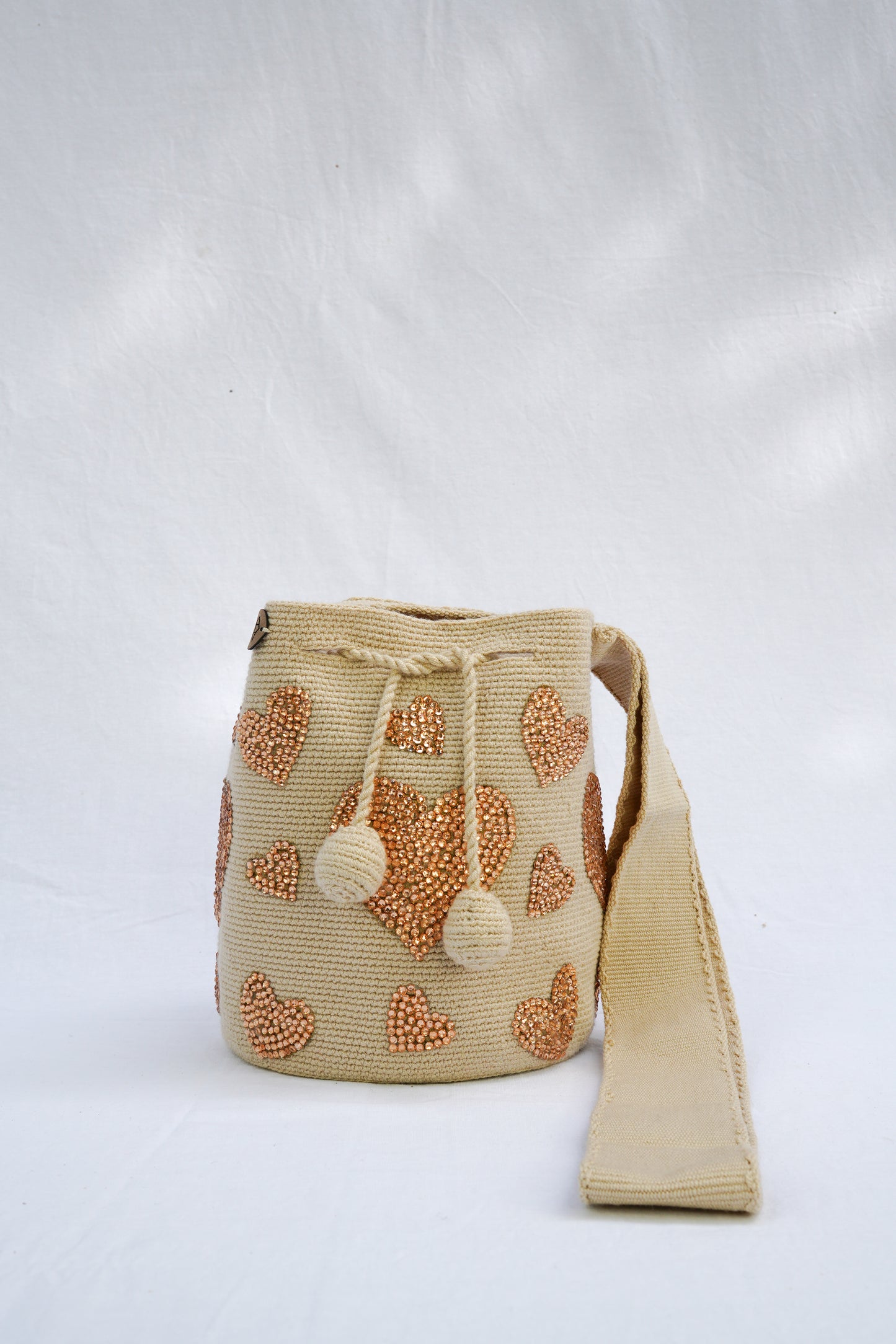 Mochila Corazón Pedrería Mediana