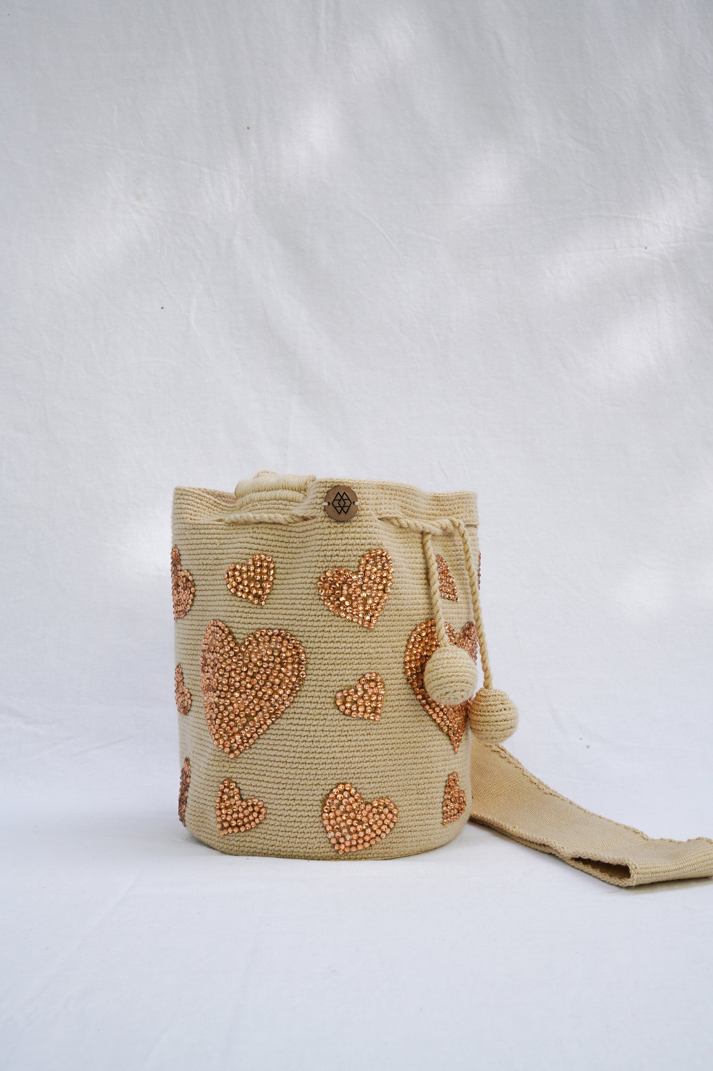 Mochila Corazón Pedrería Mediana