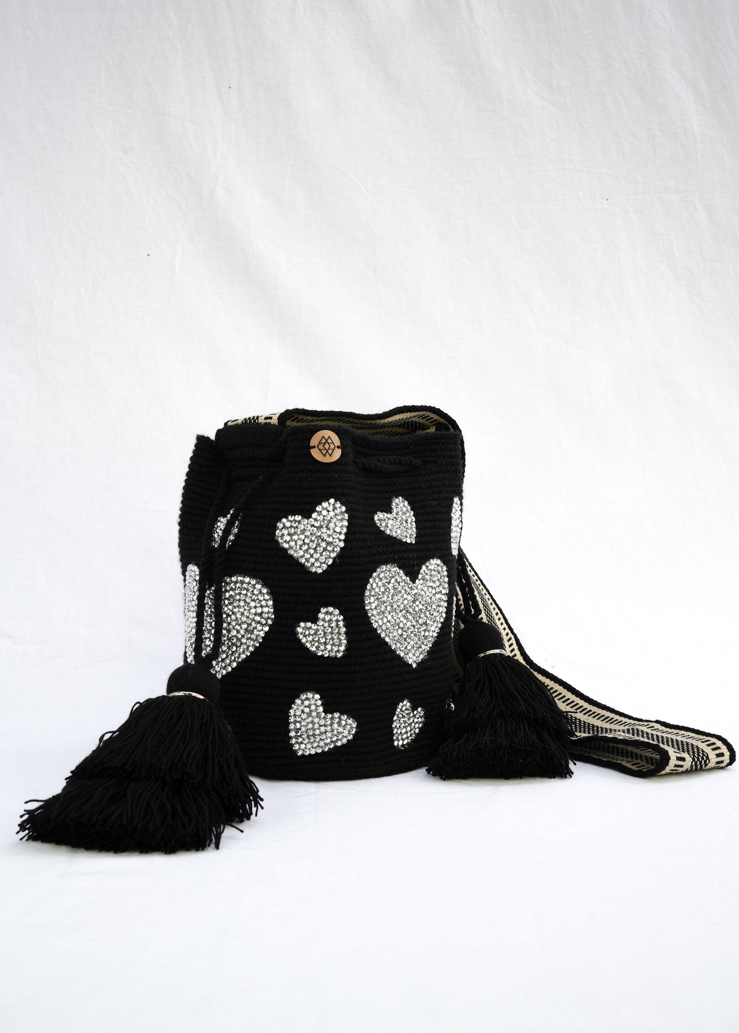 Mochila Corazón Pedrería Mediana