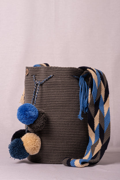 Mochila Cinco Borlas