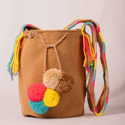 Mochila Cinco Borlas