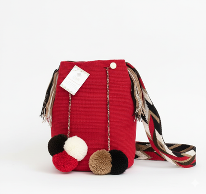 Mochila Cinco Borlas