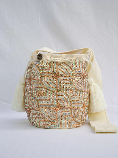 Mochila Diseño En Pedrería Medianas