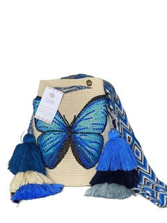 Mochila Pintada y Aplique