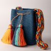 MOCHILA UNICOLOR MEDIANA jean pastel