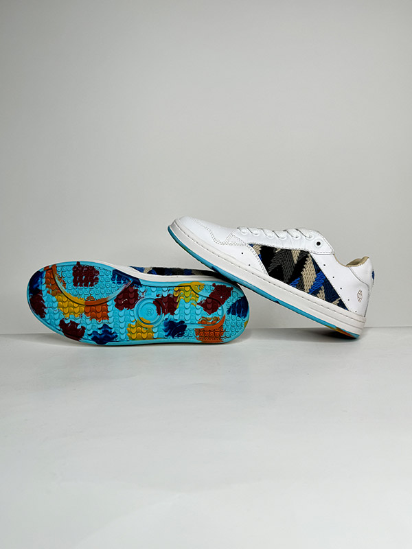 SNEAKERS FUSION (COMBINACION AZUL)