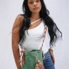 MOCHILA MEDIANA OLIVO GUAYABA-DE 20 CM X 25 CM APROXIMADAMENTE